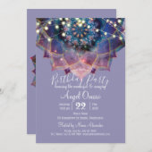 Boho Nebula Mandala Einladung (Vorne/Hinten)