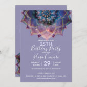 Boho Nebula Mandala Einladung (Vorne/Hinten)