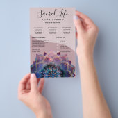 Boho Nebula Mandala, Mystical Flyer (Handgriff)