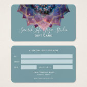 Boho Nebula Mandala, Mystik (Vorne & Hinten)