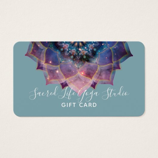 Boho Nebula Mandala, Mystik (Vorderseite)