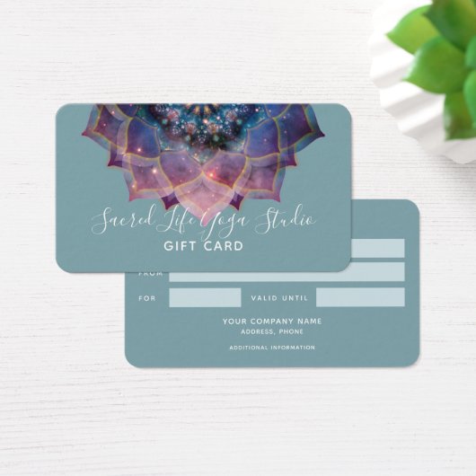 Boho Nebula Mandala, Mystik (Schreibtisch)