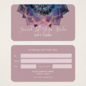 Boho Nebula Mandala, Mystik (Vorne & Hinten)