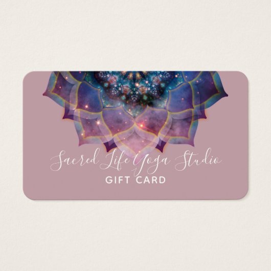 Boho Nebula Mandala, Mystik (Vorderseite)