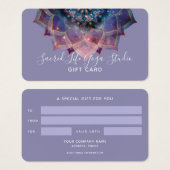 Boho Nebula Mandala, Mystik (Vorne & Hinten)