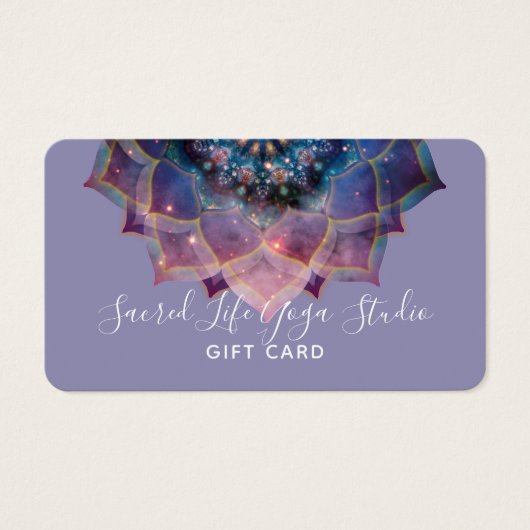 Boho Nebula Mandala, Mystik (Vorderseite)