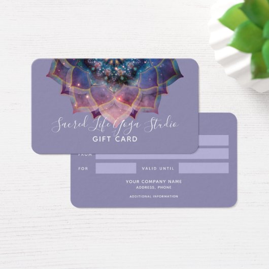 Boho Nebula Mandala, Mystik (Schreibtisch)