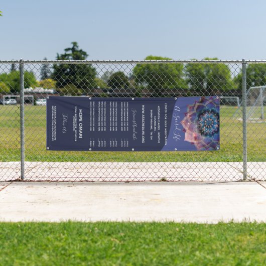 Boho Nebula Mandala, Mystik Banner (Insitu)