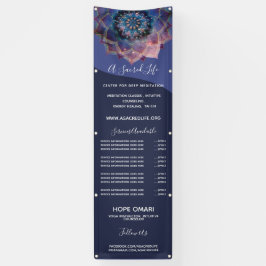 Boho Nebula Mandala, Mystik Banner