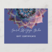 Boho Nebula Mandala, Mystik Flyer (Vorne)