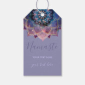 Boho Nebula Mandala, Mystik Geschenkanhänger (Vorderseite)