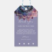 Boho Nebula Mandala, Mystik Geschenkanhänger (Vorderseite)