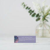 Boho Nebula Mandala, Mystik Mini Visitenkarte (Stehend Vorderseite)