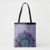 Boho Nebula Mandala, Mystik Tasche (Vorderseite)