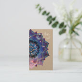 Boho Nebula Mandala, Mystik Terminkarte (Stehend Vorderseite)
