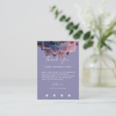 Boho Nebula Mandala, Mystik Visitenkarte (Stehend Vorderseite)