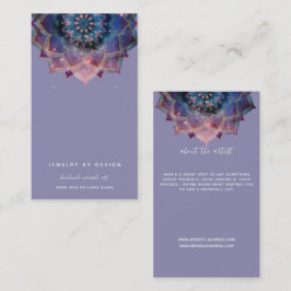 Boho Nebula Mandala, Mystik Visitenkarte