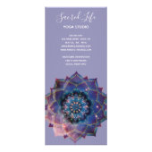 Boho Nebula Mandala, Mystik Werbekarte (Hinten)