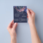 Boho‑Nebula‑Mandala, mystisch Flyer (Gruppe)