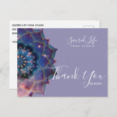 Boho Nebula Mandala Postkarte (Vorne/Hinten)