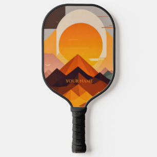 BOHO NEO GEO SUNSET PICKLEBALL SCHLÄGER