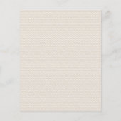 Boho Neutral Baby Bingo Game (Rückseite)