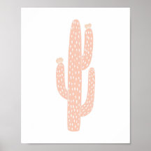 Boho Neutral Blush Cactus Cacti Kinderzimmer Decor