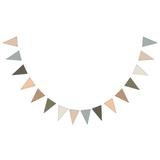 Boho Neutral Bunting Banner (Alle)