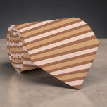 Boho Neutral Colored Stripes Necktie Krawatte<br><div class="desc">This stylish necktie features a contemporary boho design with a palette of neutral colors. The subtle striped pattern adds a touch of sophistication and versatility to any outfit. Perfect for adding a unique flair to your look,  this tie is an excellent choice for both casual and formal occasions.</div>