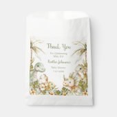 Boho Neutral Dinosaur Babydusche Geschenktütchen (Vorderseite)