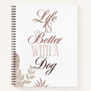 Boho Neutral Einfaches Notizbuch Journal