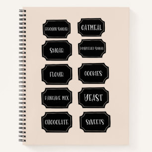 Boho Neutral Elegantes Notizbuch Journal Vorrats