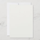 Boho Neutral Fluffy Pampas Grass Brautparty Einladung (Rückseite)