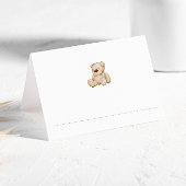 Boho Neutral-Holzblockbuchstaben Platzkarte