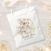 Boho Neutral Koala Baby Shower Geschenktütchen (Ausgeschnitten)
