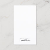 BOHO NEUTRAL Logo-Verleihung Visitenkarte (Rückseite)