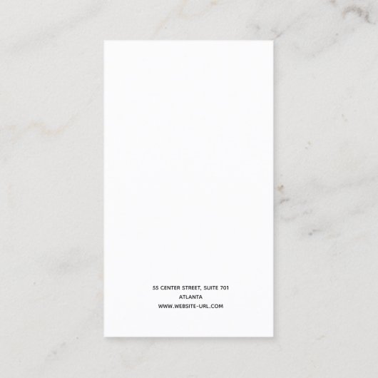 BOHO NEUTRAL Logo-Verleihung Visitenkarte (Rückseite)