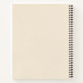 Boho Neutral	Lustiges Notizbuch Journal | Danke  (Rückseite)