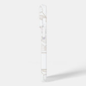 Boho Neutral Money Pflanze Individuelle Name Case-Mate iPhone Hülle (Rückseite / Links)