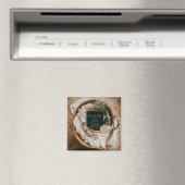 Boho Neutral Pregnancy Announcement keepsake  Magnet (In Situ (Geschirrspüler))