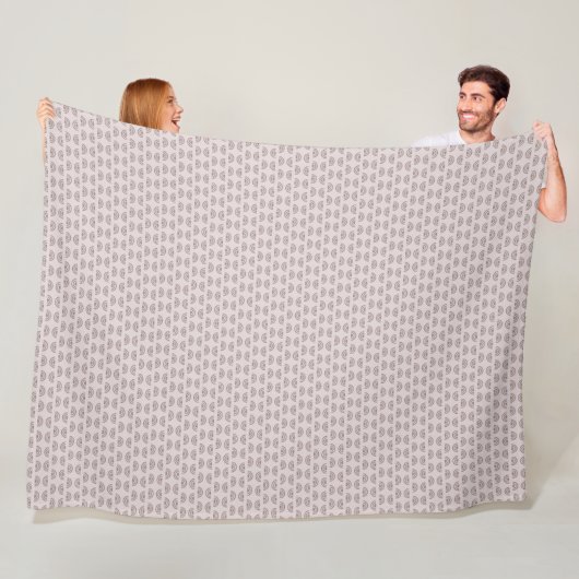 Boho-Neutral-Regenbogen-Plüschdecke Fleecedecke (Beispiel)