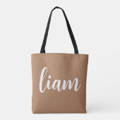 Boho-Neutral-Regenbogen-Tasche Tasche (Rückseite)
