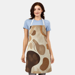 Boho-Neutral-Schürze – modernes minimalistisches M Schürze