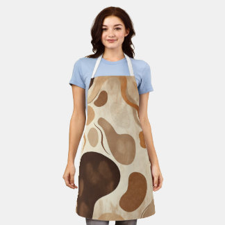 Boho-Neutral-Schürze – modernes minimalistisches M Schürze
