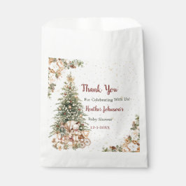 Boho Neutral Weihnachtsdusche Geschenktütchen