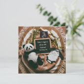 Boho neutrale Schwangerschaft Ankündigung Niedlich (Stehend Vorderseite)