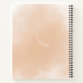 Boho Neutraler Fester Notizbuch Journal  (Rückseite)