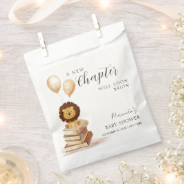 Boho New Chapter Wild Lion Balloon Baby Shower Geschenktütchen