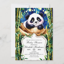 Boho Niedlich Baby Panda Baby Dusche