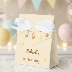 Boho niedlich Bear und Giraffe Kindergeburtstag Geschenkschachtel